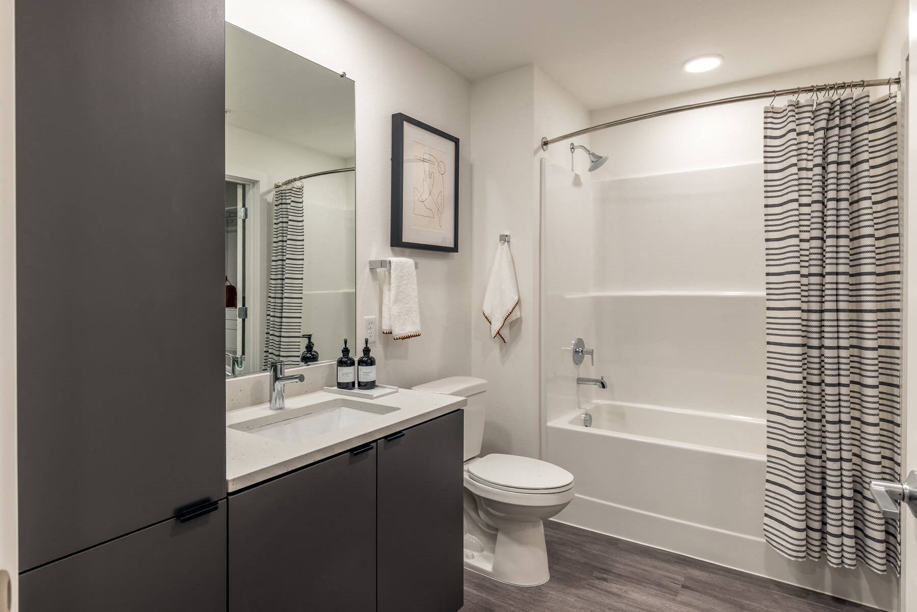 1 Bedroom Model Bathroom - Coen & Columbia